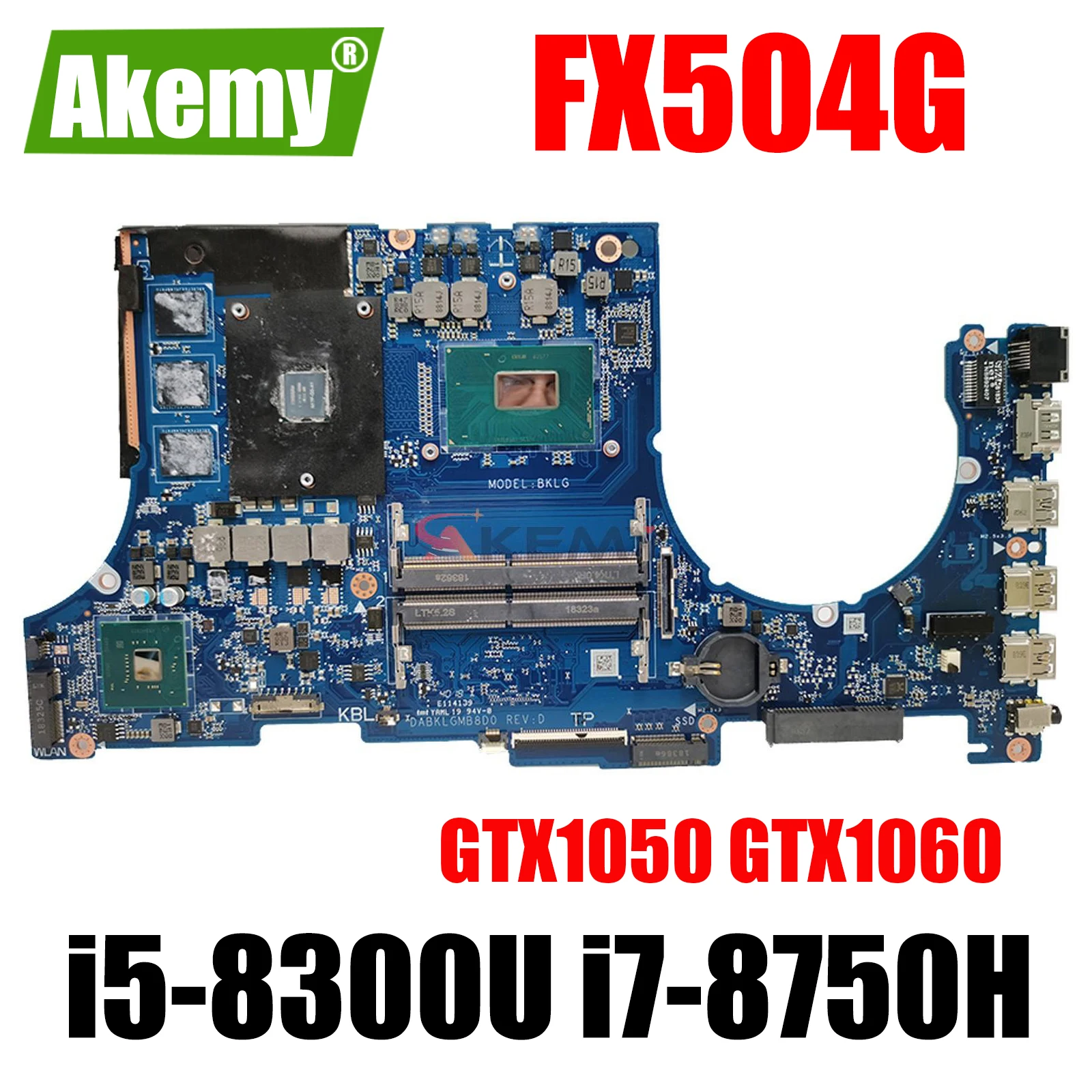FX504GE Motherboard For ASUS FX504G FX80G ZX80G FX504GM FX504GD fx504ge-motherboard-for-asus-fx504g-fx80g-zx80g-fx504gm-fx504gd