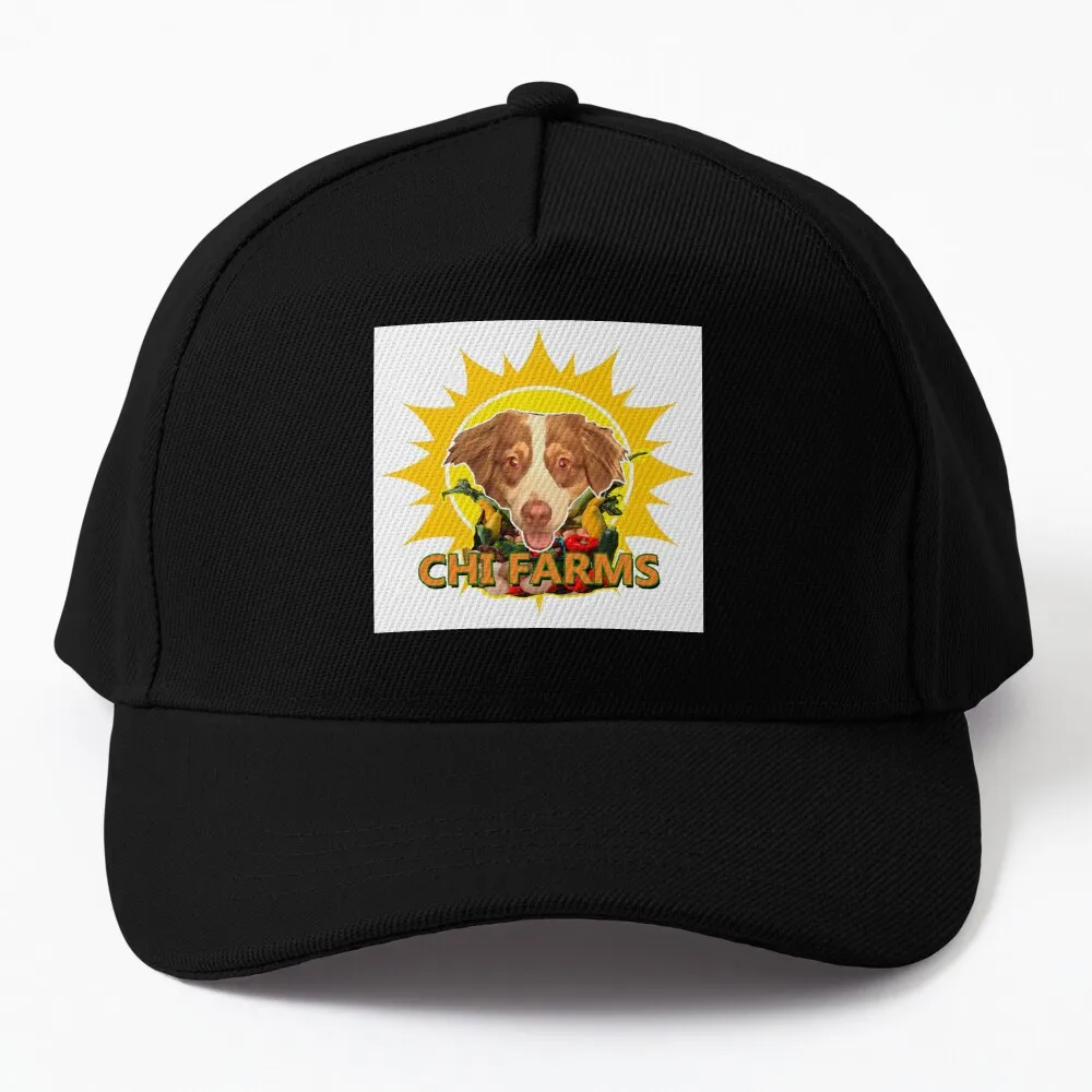 

Chi Farms Logo Baseball Cap Golf Hat Man Rugby Thermal Visor Women's Cap Men's