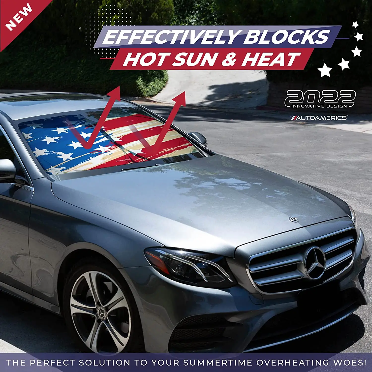 Рисунок 3 - Солнцезащитный козырек на лобовое стекло Autoamerics