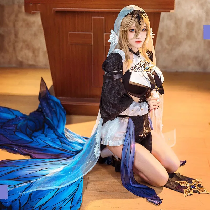 

Game Honkai Impact 3 Aponia Cosplay Costumes Sexy Dress Suits Cosplay Costume For Women Girl Full Set Halloween Carnival Costume