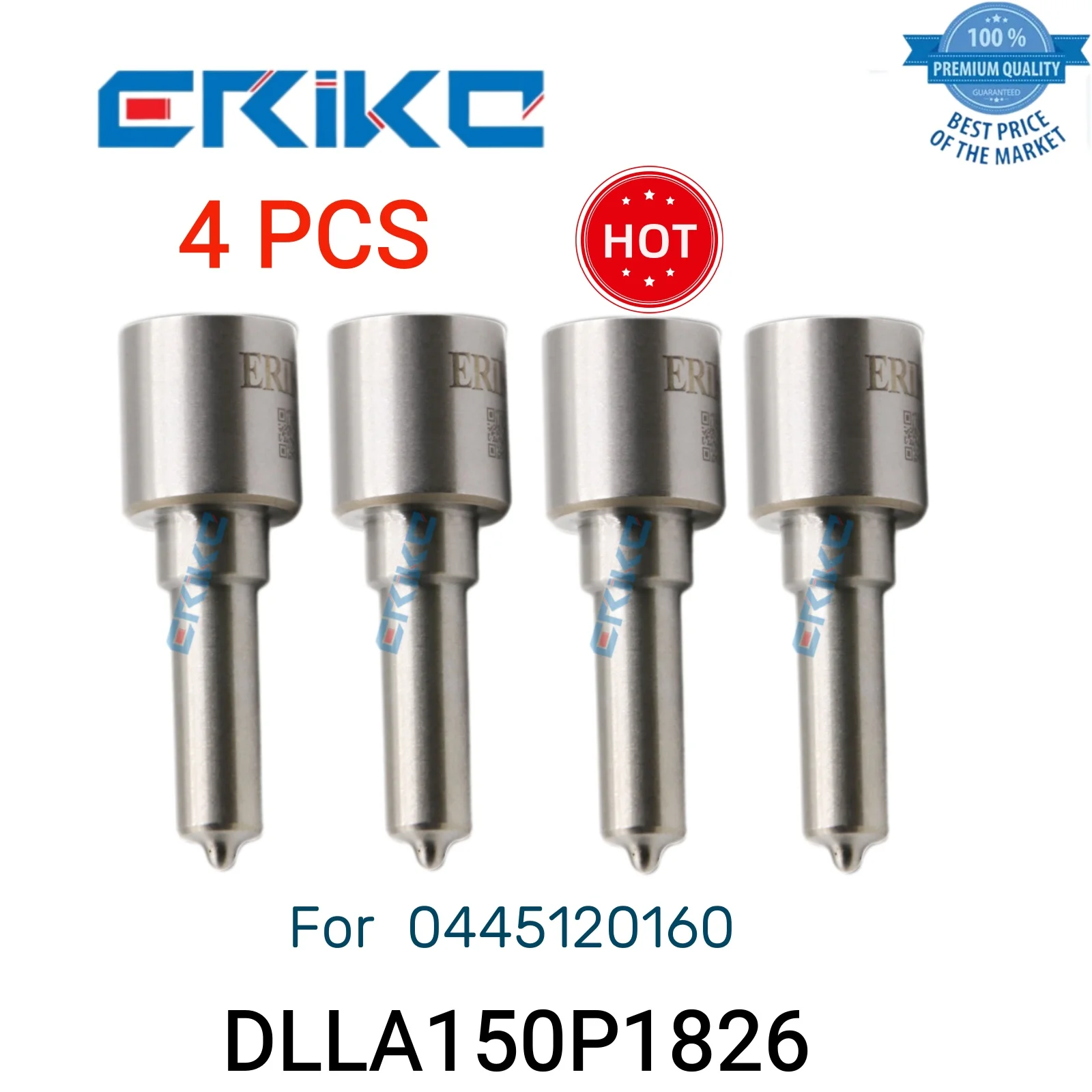 

4 PCS DLLA150P1826 0 433 172 114 Fuel Nozzle DLLA 150 P 1826 Spray Bar Nozzle DLLA 150P1826 Jet Spray Nozzle fit for 0445120160