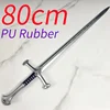 80cm Narsil Sword In The Movie The Holy Sword of Nasir Devil Aragon Sword Cos Props PU Rubber Halloween Gifts