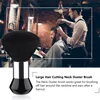 High Quality Black Hairdressing Wipe Neck Hair Cleaning Duster Hair Cutting Brush For Barbershop Hair Cut Brush Accessories 3