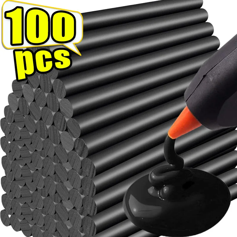 Black Hot Glue Sticks Hot Melt Glue Sticks Dent Repair Tool EVA Colored Hot Melt Adhesive for Car DIY Art Craft General Repairs
