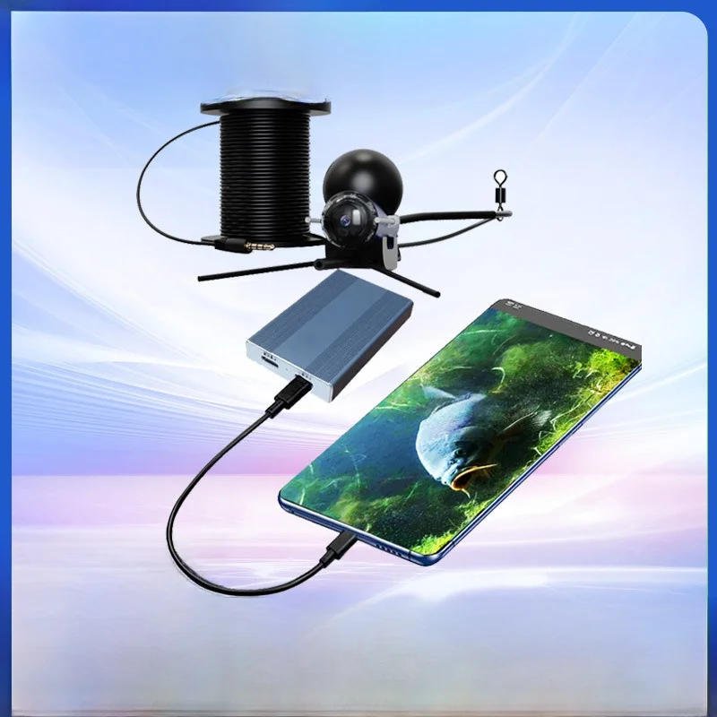 초고화질 적외선 어군탐지기 수중 프로브 헤드 특수 낚시 장비 야외 캠핑 여행 ..