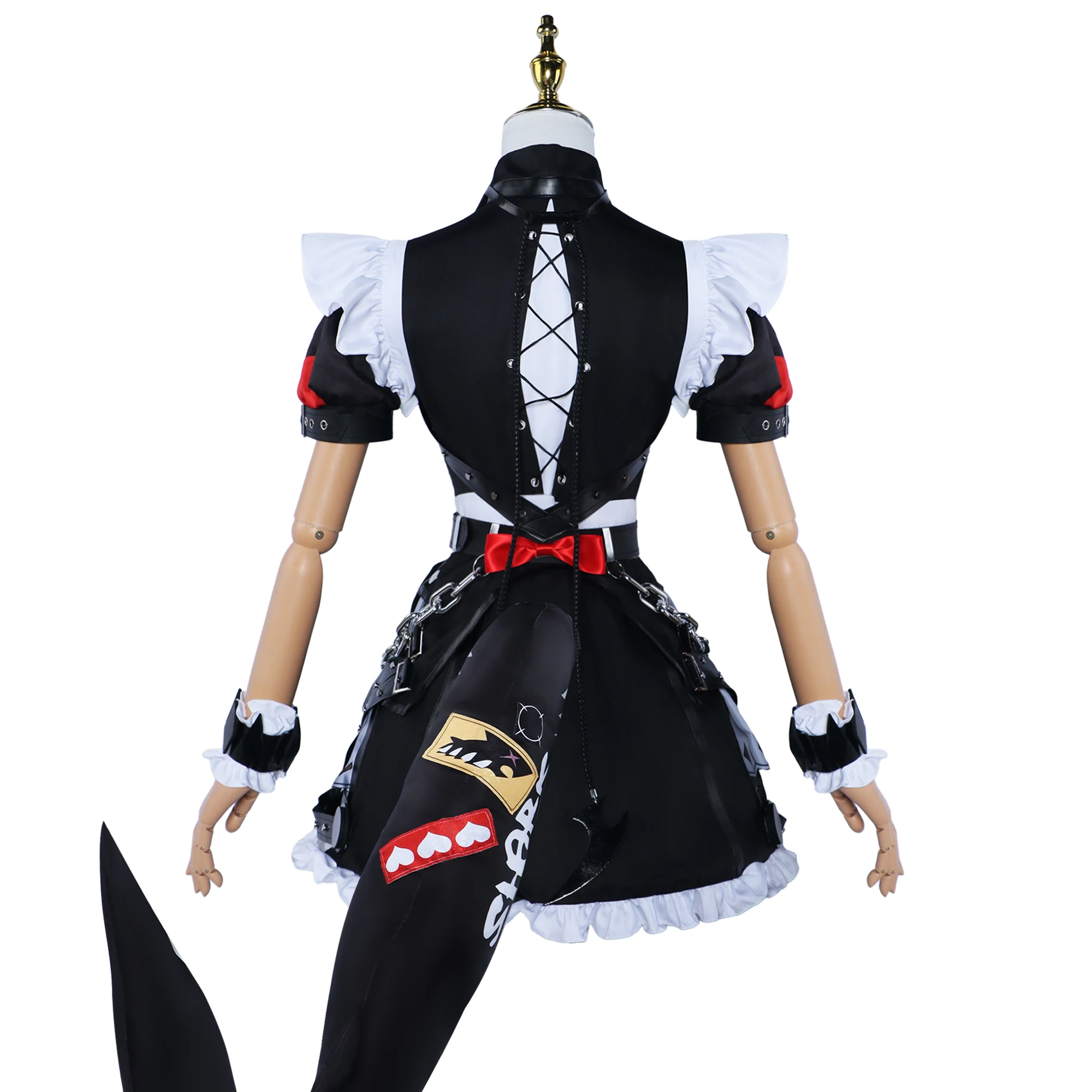 Zenless Zone Zero Ellen Joe Cosplay Kostüm Set Halloween Rolle Spielen Kleid Frauen Schuhe 235