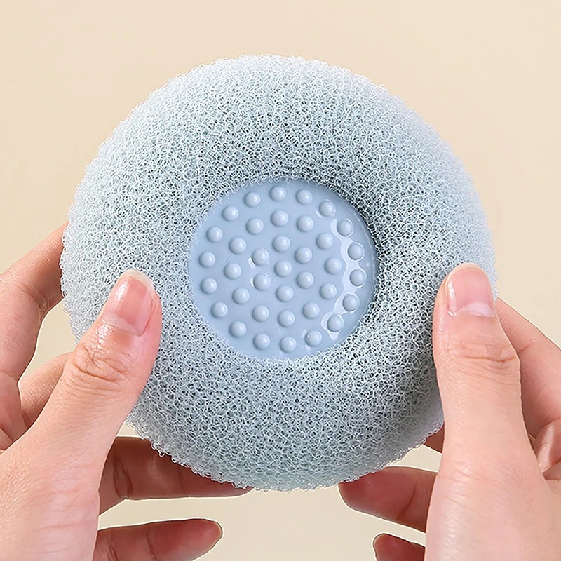 

Щётка-губка для ванны и душа, с чашкой на присоске