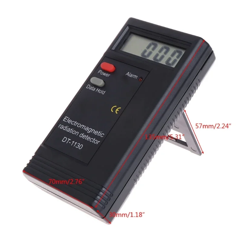 Electromagnetic Radiation Detector LCD Digital EMF Meter Dosimeter Tester DT1130 D Tool ship 2