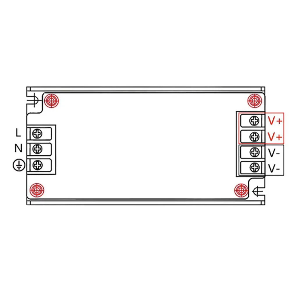 스위칭 전원 공급 모듈, AC-DC 전원 공급 보드, AC90-264V to DC 24V, 200W, 47-63Hz