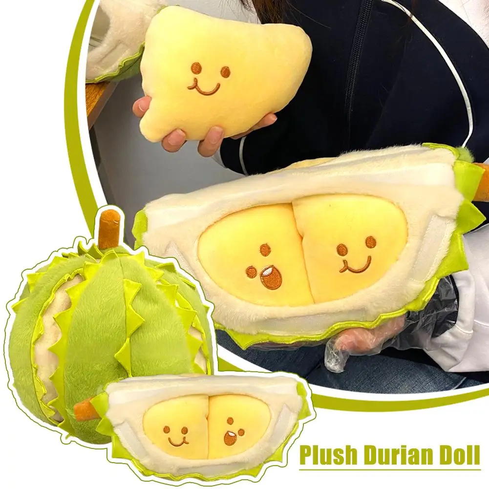 30cm Cute Plush Durian Design Doll Creative Tearable Soft Plush Toy Super Hot On Ins/TT Simulated Fruit Birthday Gift Decompress 6
