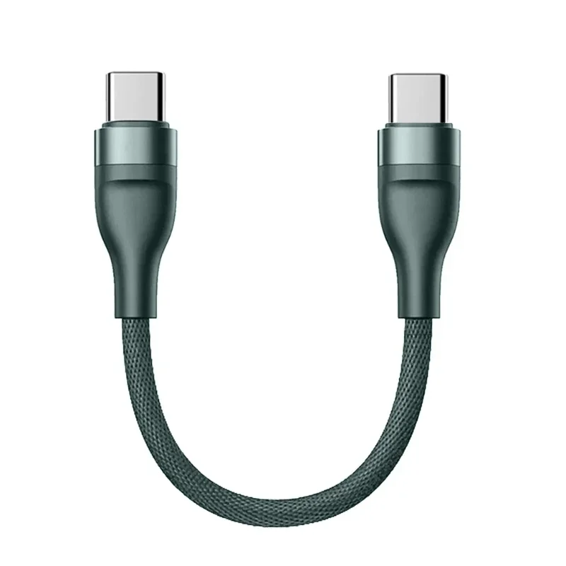 ตัวเลือกสินค้า สายชาร์จ USB-C 2 เส้น ชาร์จเร็ว 2 เท่า สายสั้นพกพาสะดวก