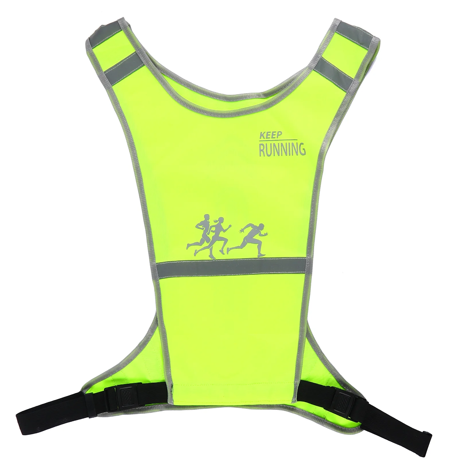 

Sports Reflective Vest High Visibility Jacket Clothing Safety Vests for Cycling Work Running LED Shine Night