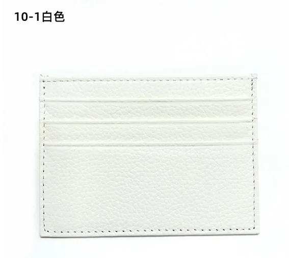 Personalized Genuine Leather Card Holder – Custom Initial Slim Wallet & Monogrammed Name Case