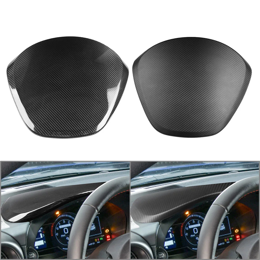 

Carbon Fiber Car Dashboard Shade Cover Trim Decoration Sticker Accessories For Toyota GR86 For Subaru BRZ 2022-2023