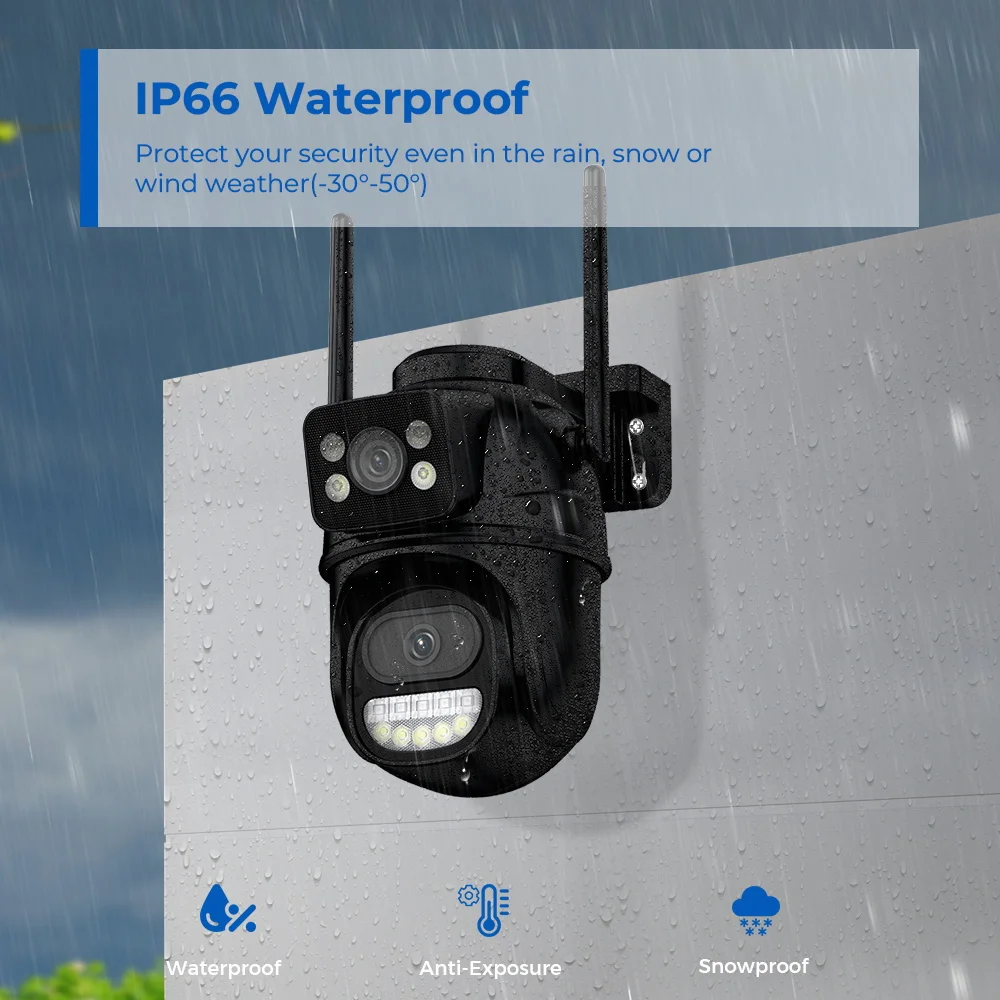   IP ī޶, 4K 8MP HD  , ܺ  PTZ ī޶, ڵ  ߿ Ÿ  ī޶, iCsee