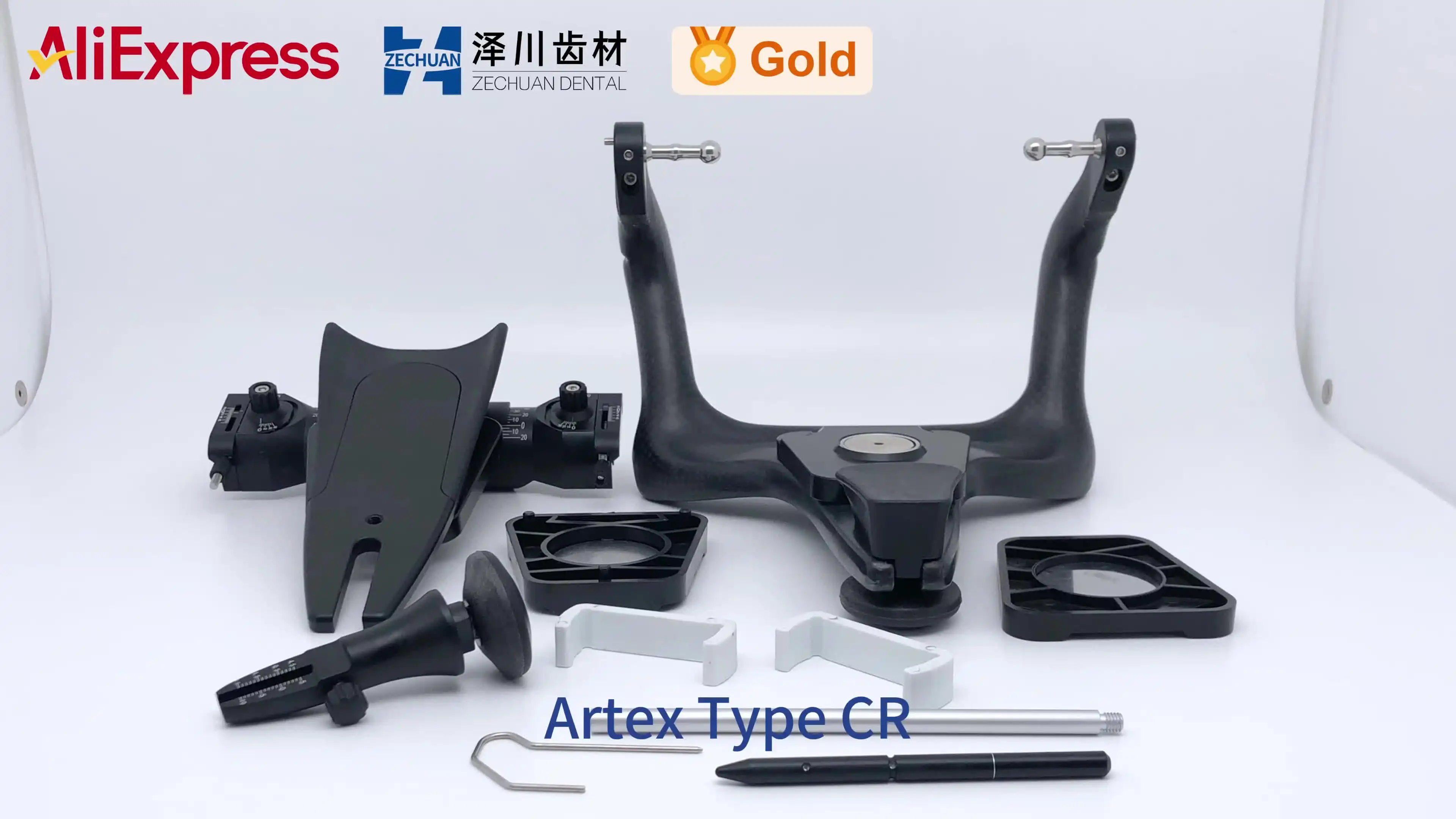 Articolatore Dentale Semiadattabile - JP 30 - Gnatus - Con Arco Facciale Dentale