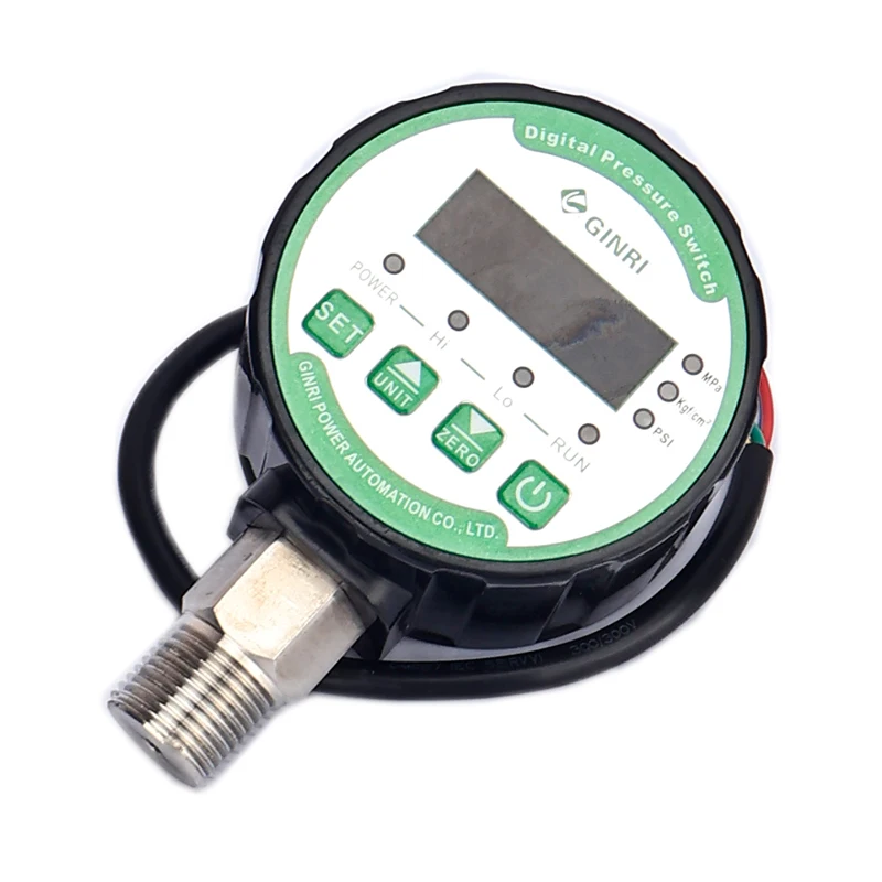 DPR-S80 ABS 디지털 지능형 압력 스위치, 물 공기 가스 오일 컨트롤러, 압력 게이지, M20 * 15