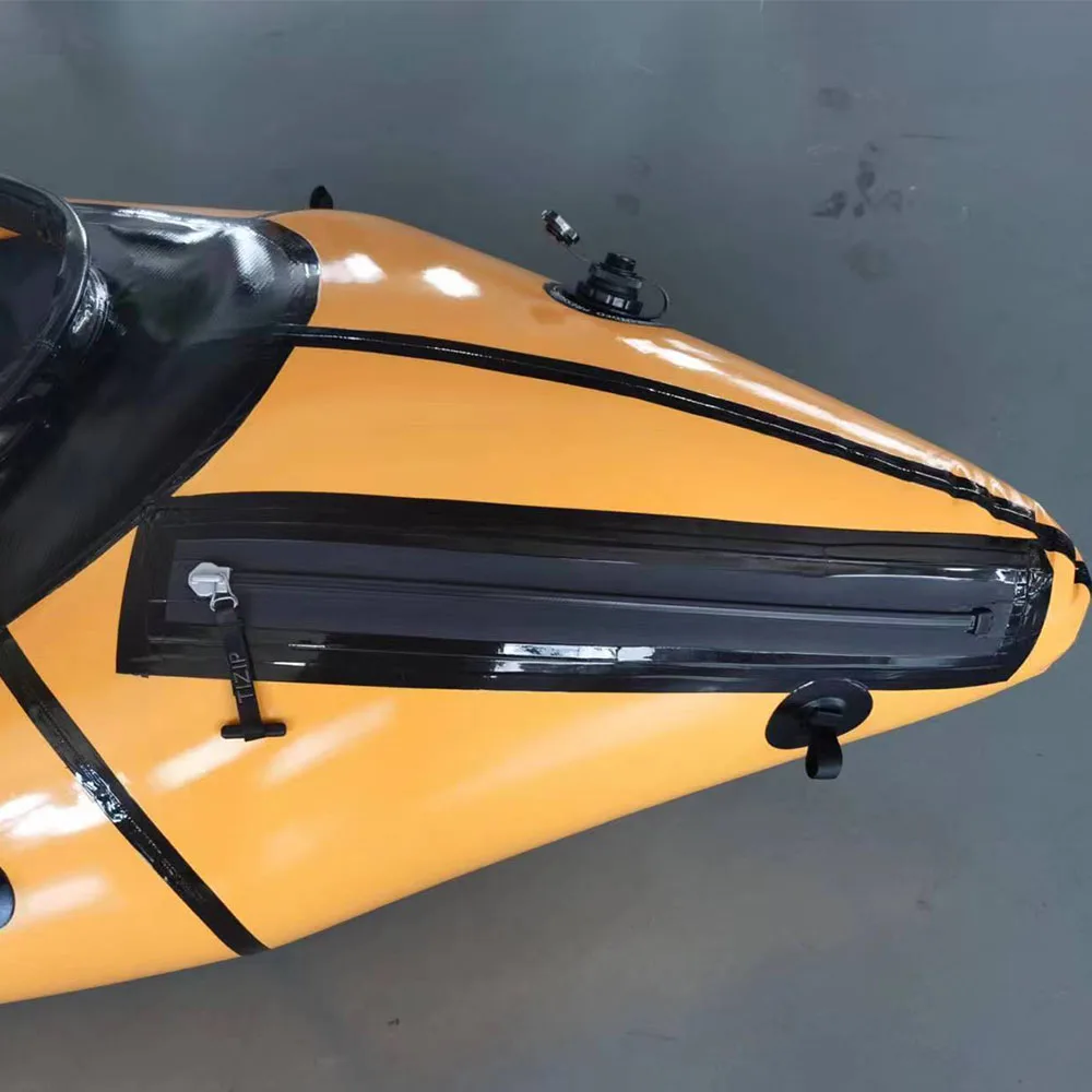 FUNWORLD Durable Using Ultralight Inflatable Water Paddle Kayak Packraft
