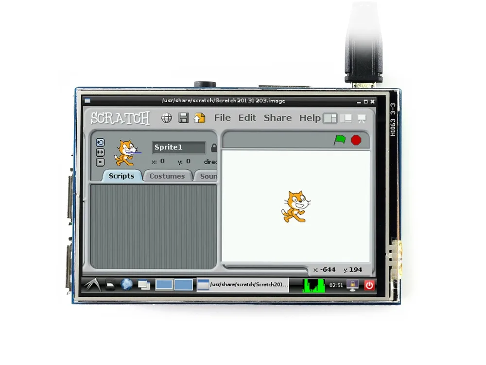 Waveshare ׼ ġ ũ TFT ÷, 3.5 ġ RPi LCD (B),   320*480 ػ SPI ̽