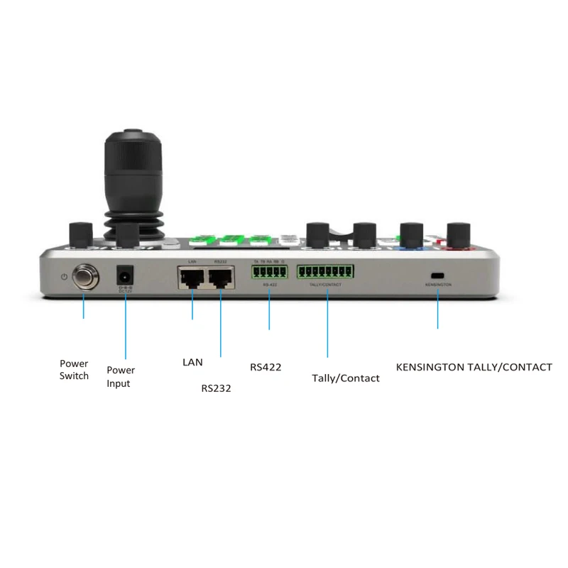 NDI POE 20x SDI HD MI LAN PTZ Telecamera di trasmissione HD1080P Controller tastiera videoconferenza per sistema di streaming live in chiesa - immagine 6