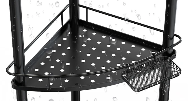 standing shower organizer shower shelf corner