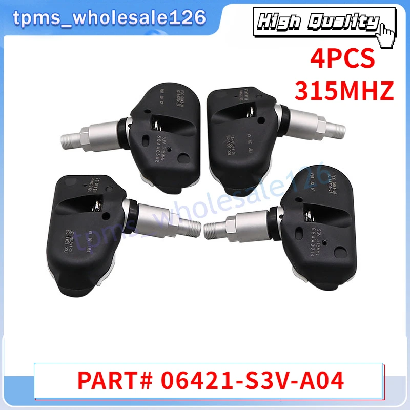 Muslimytire Sensor 4 Pz Per 2006-2008 Acura Tl Rl 2005-2007 Honda Odyssey Pilot Tire Pressure Monitor System Tpms 315Mhz