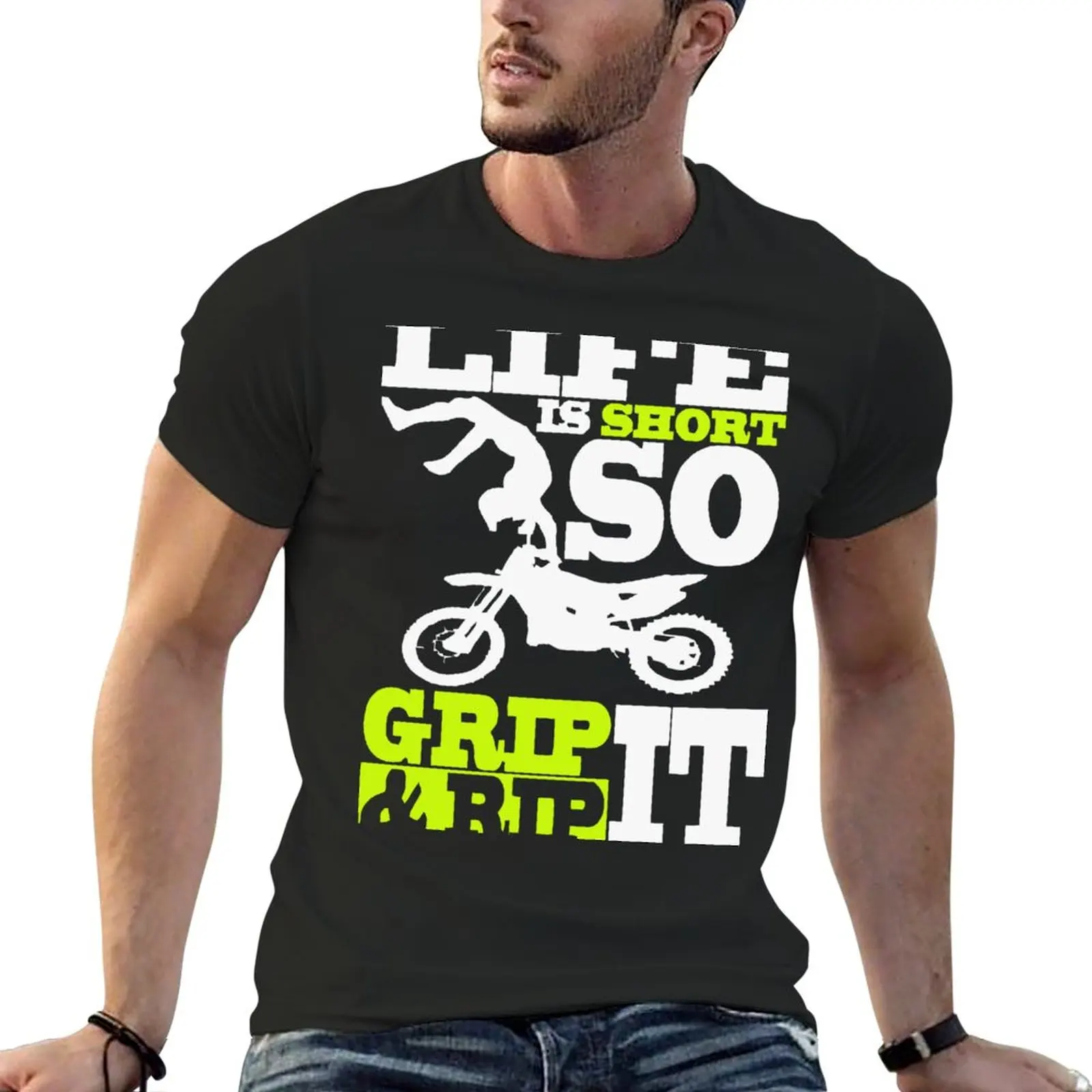 

Motocross,- Dirt bike - Motocycle T-Shirt man clothes custom t shirt t shirts for men pack