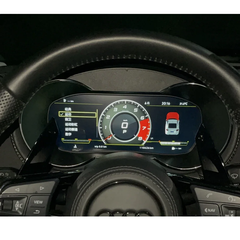 Panel de Instrumentos Digital Virtual, Velocímetro para Audi TT A1 A3 A4 B8 A5 A6 A7 S7 Q3 Q5 Q7, Tacómetro para el Tablero 5