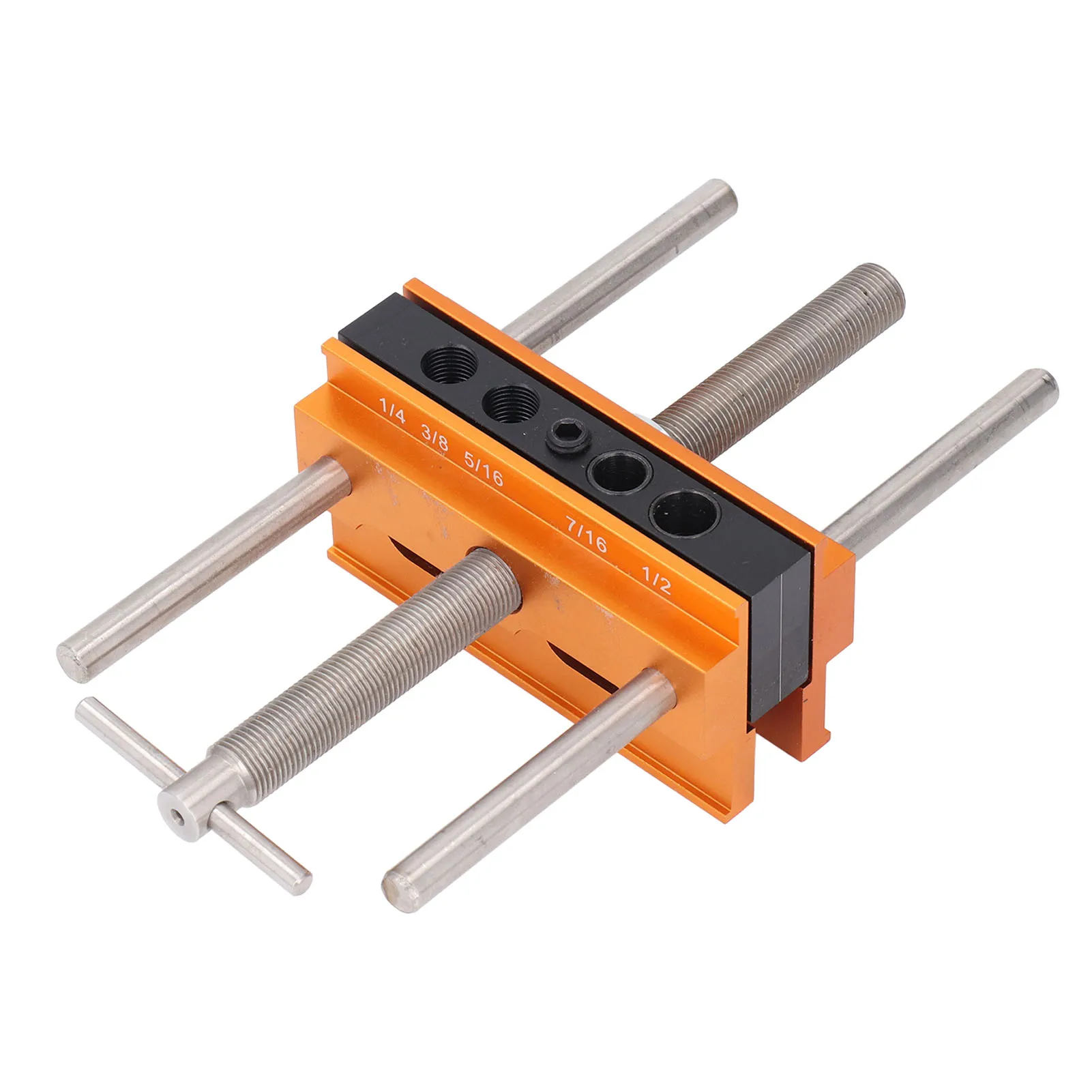 Self Centering Dowel Jig Dowel Jig Drill User Friendly Adjustable Width 1/4 To 1/2 Inch with 6 Bushings for Wood Projects