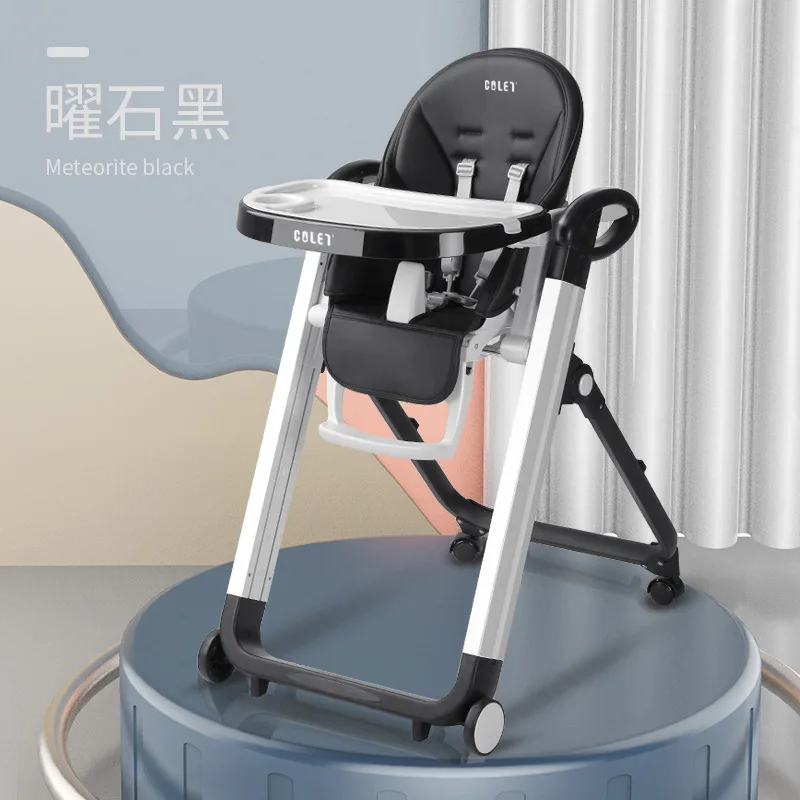 High Chair for Baby Baby Dining Chair Multi-functional Foldable Portable Shift Stable and Child Household Dining