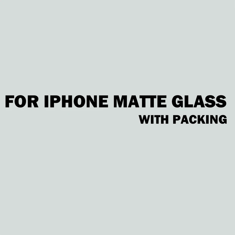 Premium Matte Glass - Global Distribution