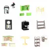1:12 Dollhouse Miniature Furniture Coffee Maker Bookshelf Counter Table Model Electrical Model Decor Toy Doll Kitchen Ornaments 2