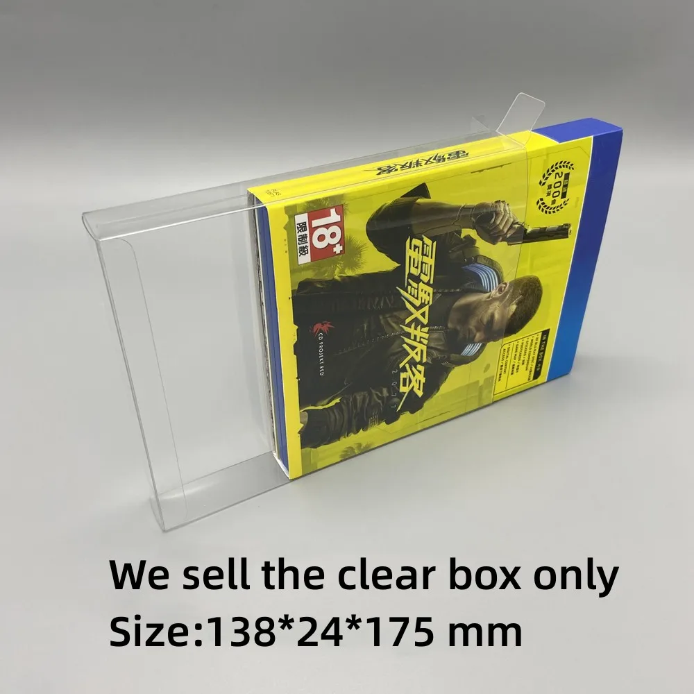 Cover Protettiva Trasparente Per Ps4 Per Cyberpunk 2077 Edition Game Shell Display Case