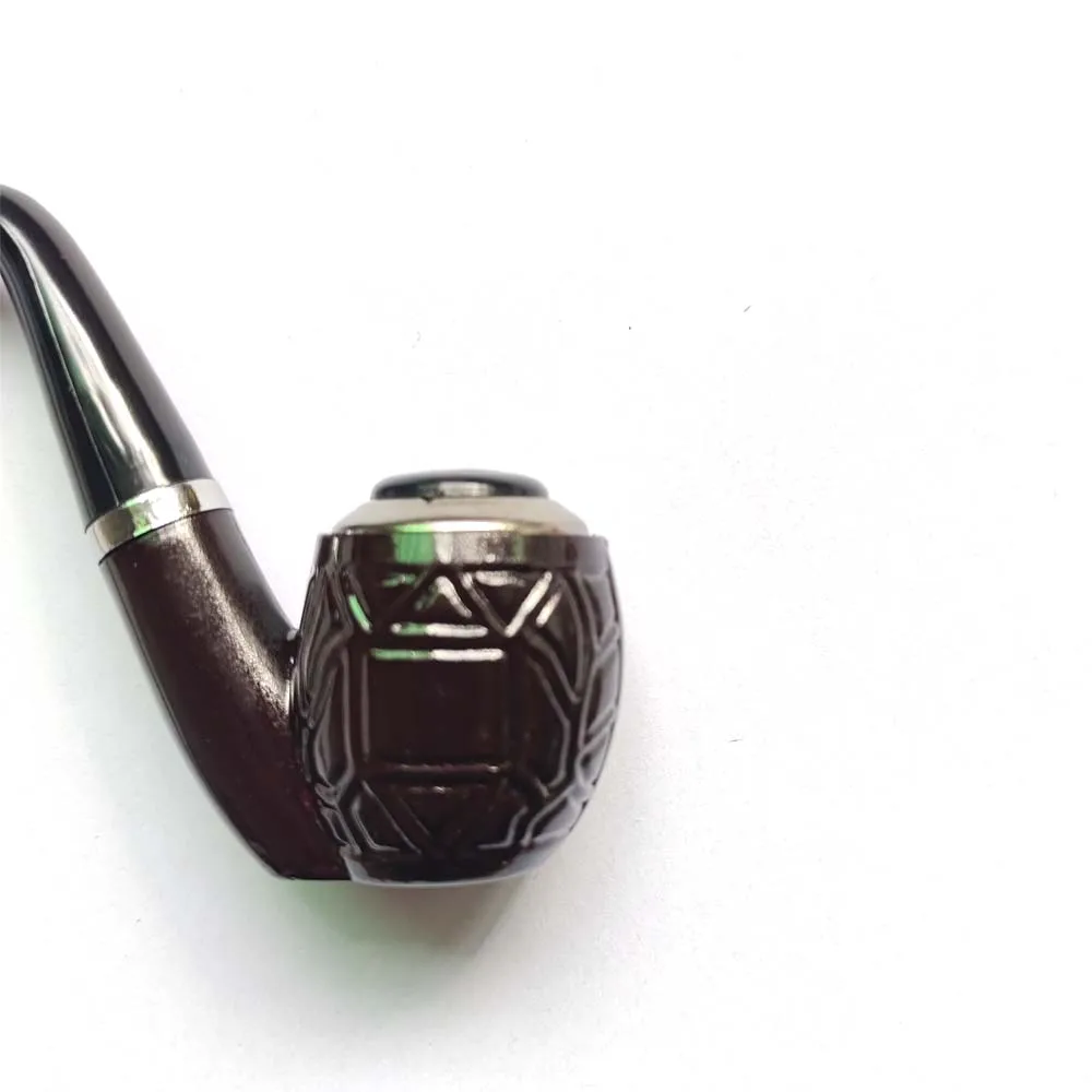Classic Resin Pipe Chimney Filter Long Smoking Pipes Tobacco Pipe Cigar Gifts Gift Grinder Smoke Mouthpiece tobacco pipe smoking pipe