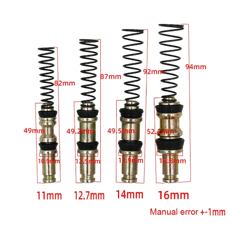 Motorcycle Scooter Brake Pump Front and Rear Master Cylinder Piston Oil Seal Leather Bowl Repair Kit 14mm 12.7mm 11mm - Image 3
