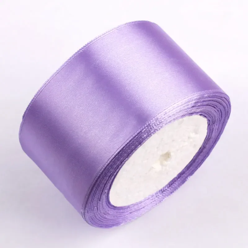 Versatile 25-Yard Satin Ribbon - 36 Vibrant Colors for Crafts and Gift Wrapping