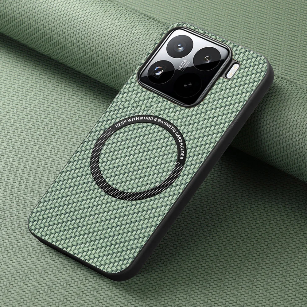 Luxury Leather Back Panel Magnetic Case - Premium Edition
