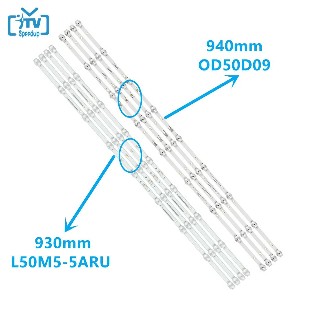 

3v LED Backlight for L50M5-5ARU L50M5-AD LED-50U670PLED50U570P 0D50D09-ZC23AG-03 K50DLP8F 50V9U XMNJ50D09-ZC26AG-02