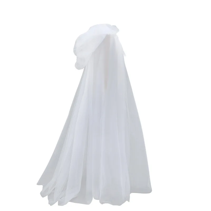 Cape de Sorcière Elfe en Tulle à Capuche – photo 10