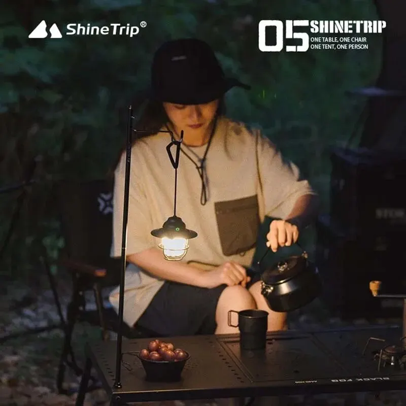 ShineTrip جديد في الهواء الطلق  قلادة ضوء الترا حياة طويلة التخييم المحيطة ضوء المحمولة أضواء خيمة قابلة للشحن