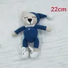 1 Set DIY Crochet Bear Baby Teether Newborn Bunny Rattle Toy Wooden Molar Teething Ring Pacifier Clips Chain Set Baby Stuff 6