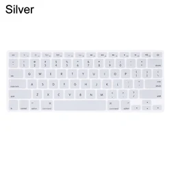 Premium Silicone Keyboard Cover (Silver)