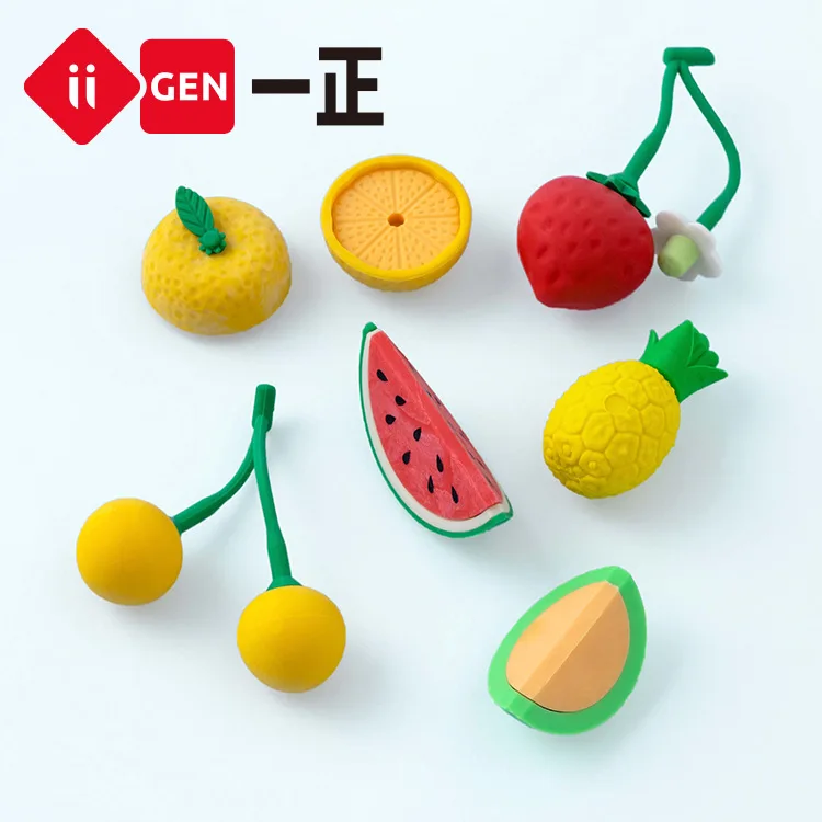 

Cute Fruit Food Shaped Rubber Students Learn Stationery Children's Creative Gifts Children's Rubber Novelty Rubber