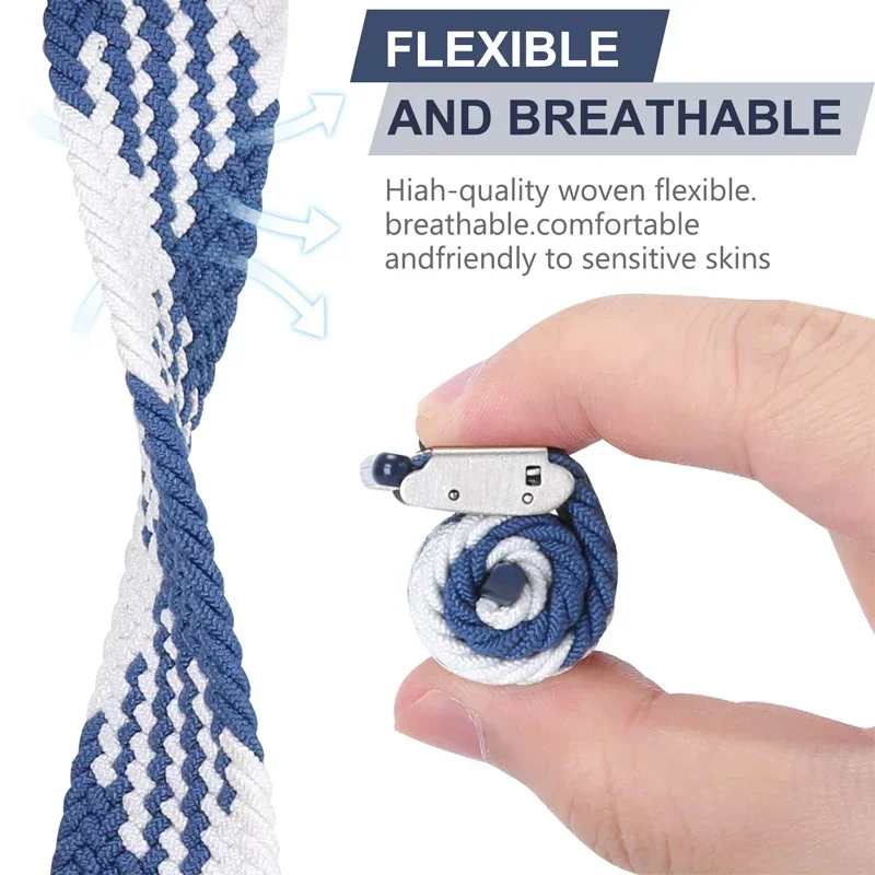 Braided Nylon Elastic Solo Loop Bracelet