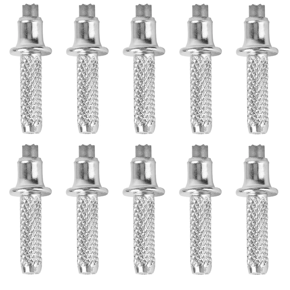 

10pcs Replacement Mountaineering Rod Tip Tungsten Steel Trekking Pole Stick Tip Alpenstock Tips Repair Replacement Accessories