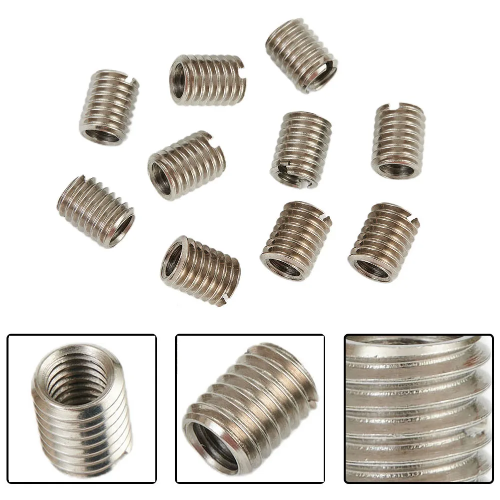 10pcs-M8-8MM-Male-To-M6-6MM-Stainless-Steel-Inside-Outside-Thread ...