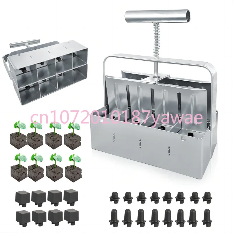 

Double Row Manual Soil Block Maker Soil Blocker Garden Tool Garden Seeding Tool