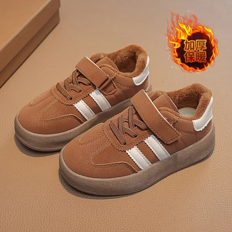 2024 Children Casual Shoes for Girls Boys Winter New Fashion Korean Style Soft Comfortable Versatile Chic Non-slip Sneakers