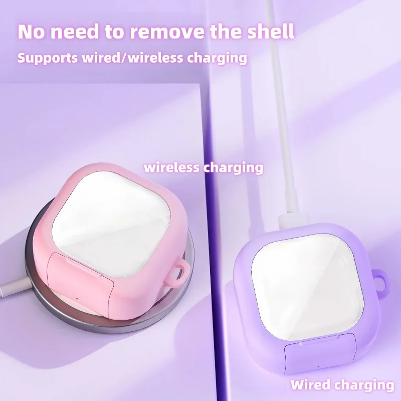 Shock-Resistant Protective Earbud Case with Secure Lock and Holder