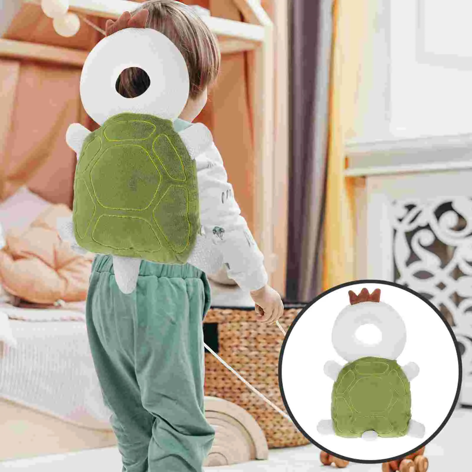 Baby Head Protector Head Protector Turtle Backpack for Toddler Adjustable Cushion Infant Baby Crawling